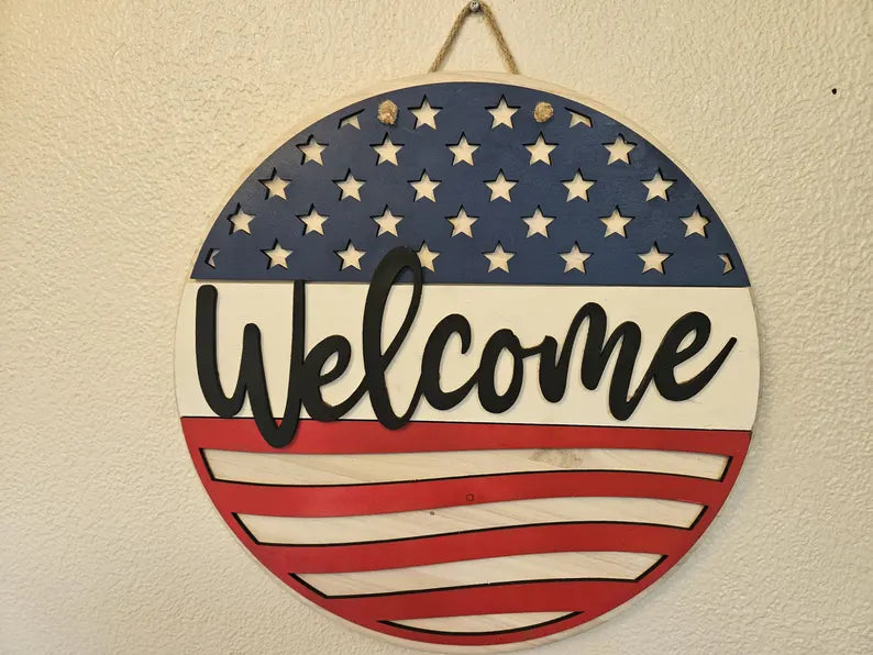 
                  
                    Artistic Studio 1010 Front Door Hanger flag_wood_round_front_alt
                  
                