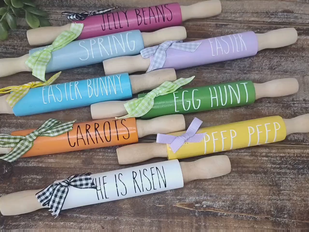 Easter Decor Mini Rolling Pins