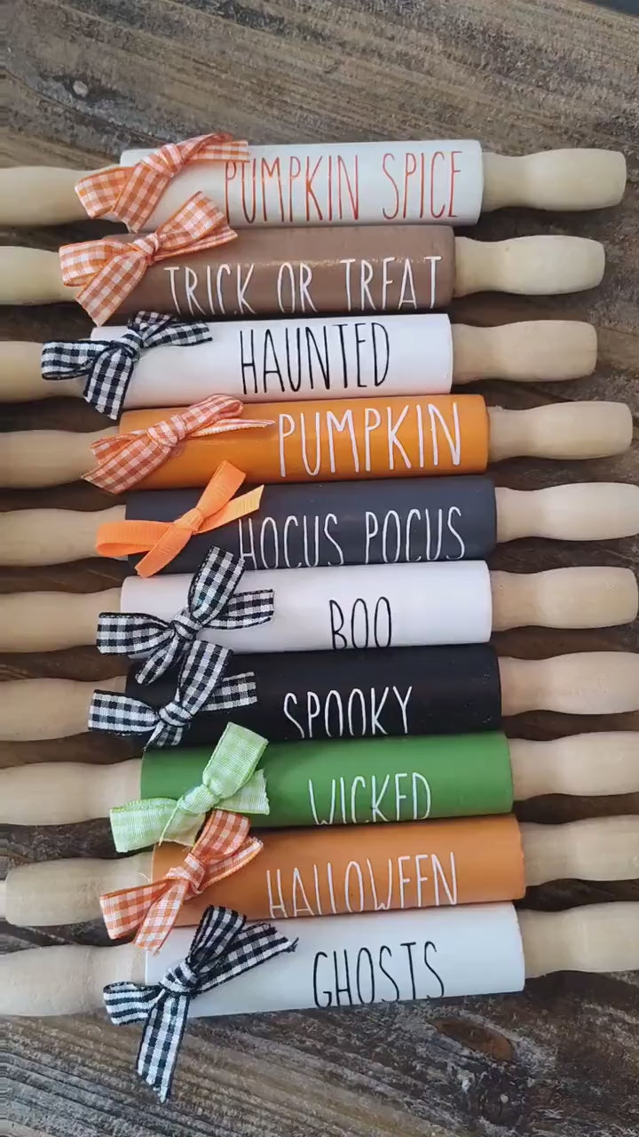 Halloween Mini Rolling Pins