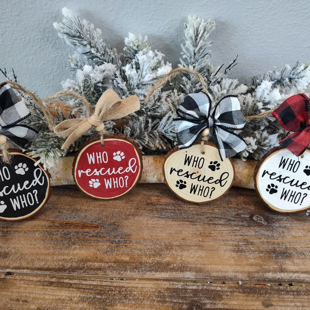 
                  
                    Artistic Studio 1010 Who Rescued Who Ornament who_rescued_who_front Ornament
                  
                